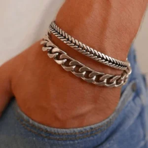 silver bracelet